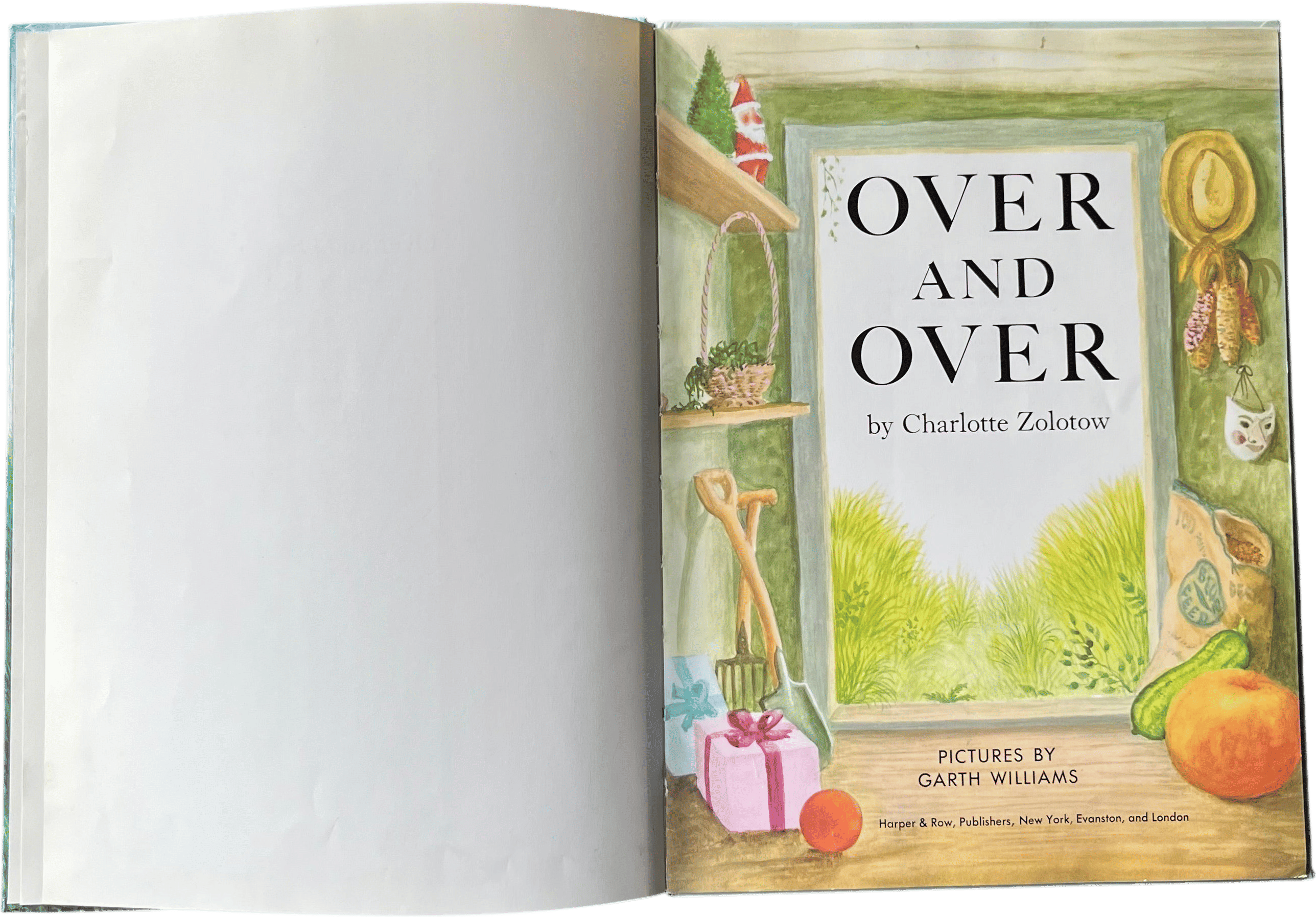 Over and Over by Charlotte Zolotow with Illustrations by Garth Williams