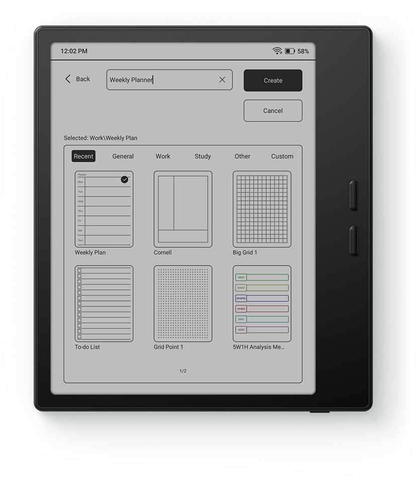 BOOX e-reader