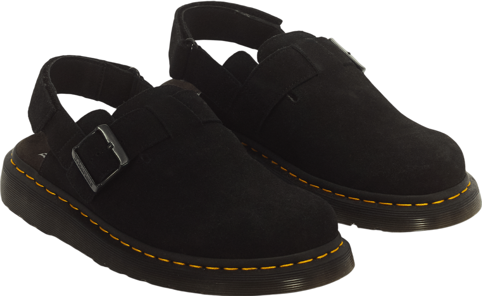 Jorge II Suede Mules in Black