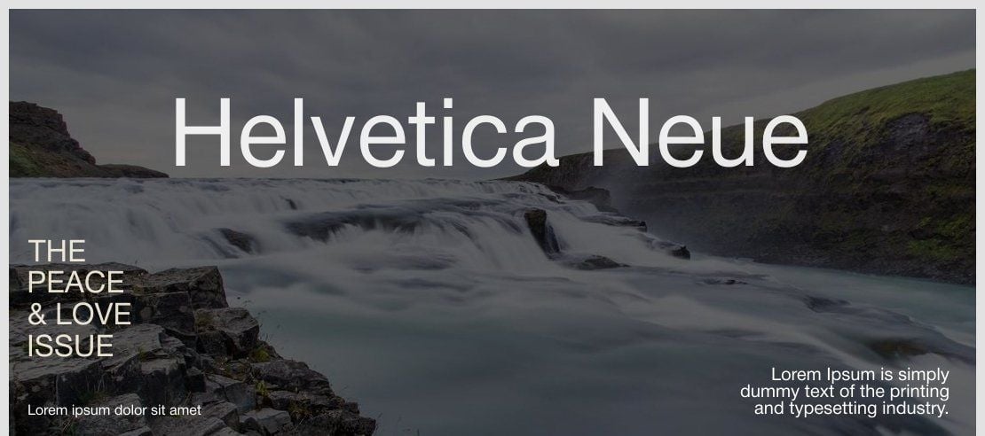 Helvetica Neue