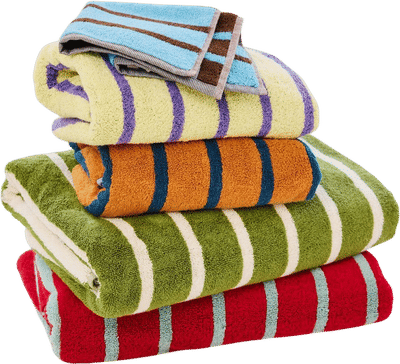 Bird Stripe Towels