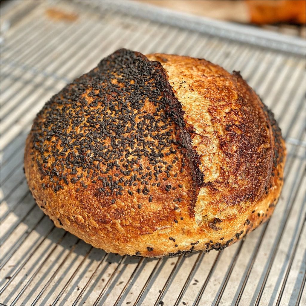 Sesame Scallion Sourdough