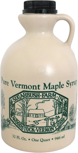 Pure Vermont Maple Syrup in Ceramic Jug