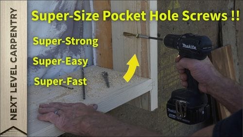 Super Sized Pocket Screws