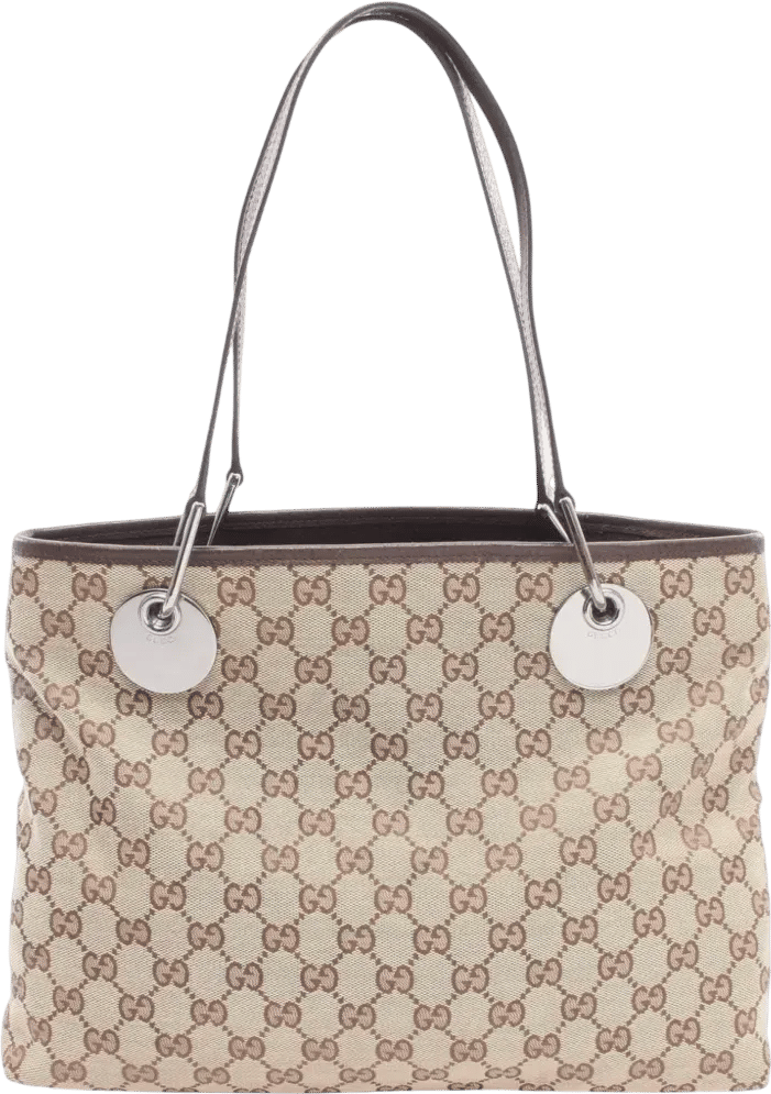 2000s Gucci GG canvas tote bag