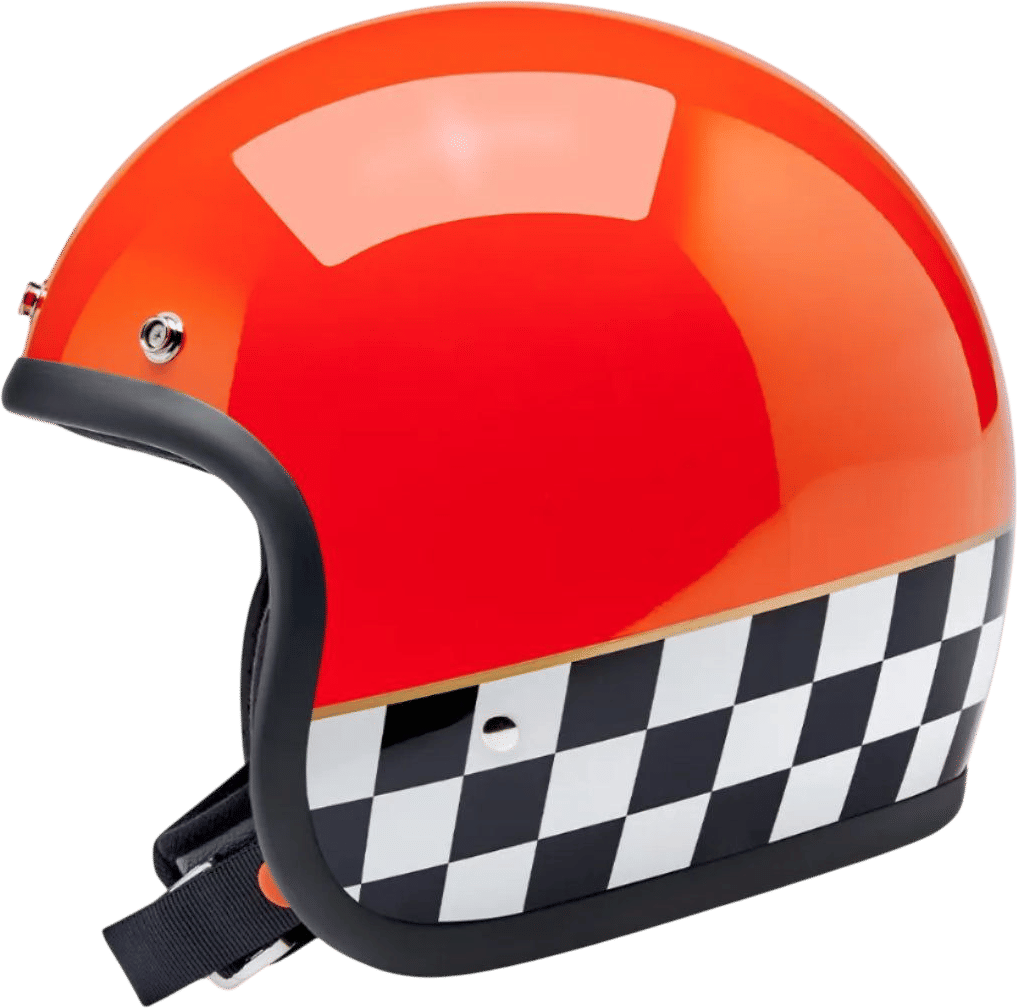 Biltwell Bonanza Helmet - Competition Orange