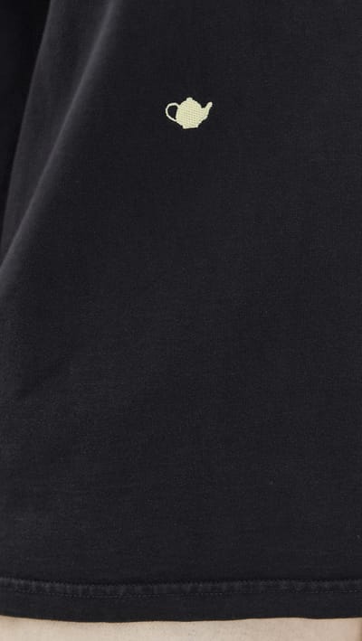 Contrast Embroidery Tee