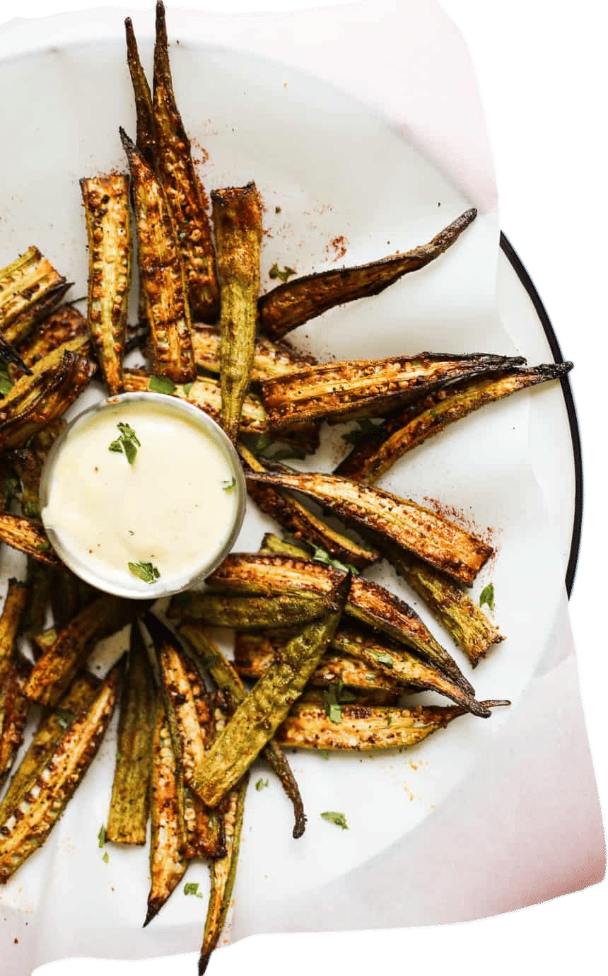 okra fries
