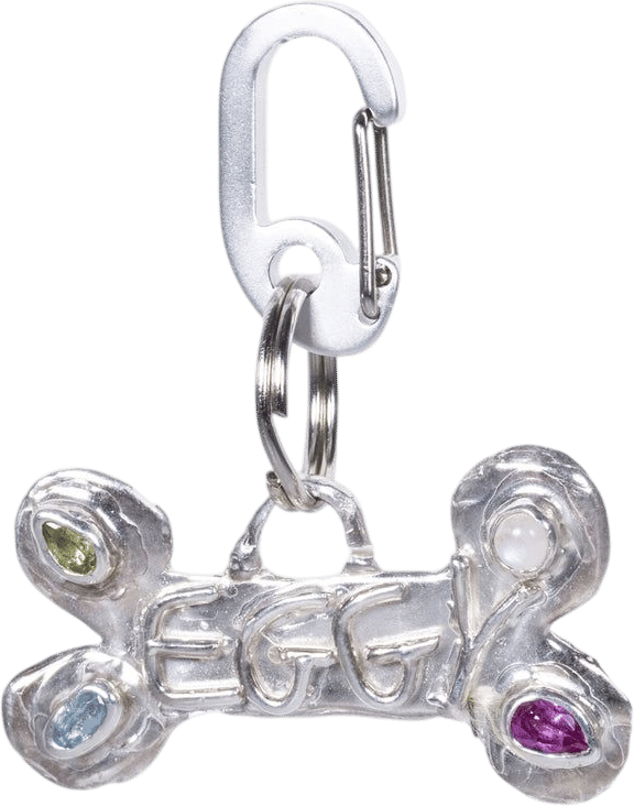 Bedazzled Bone Pet Tag