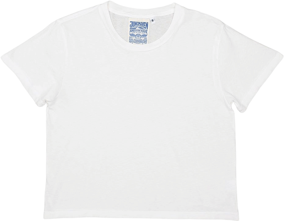Jungmaven Women Cropped Ojai Tee