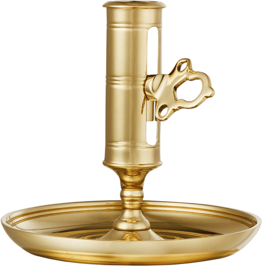 Brass candlestick holder