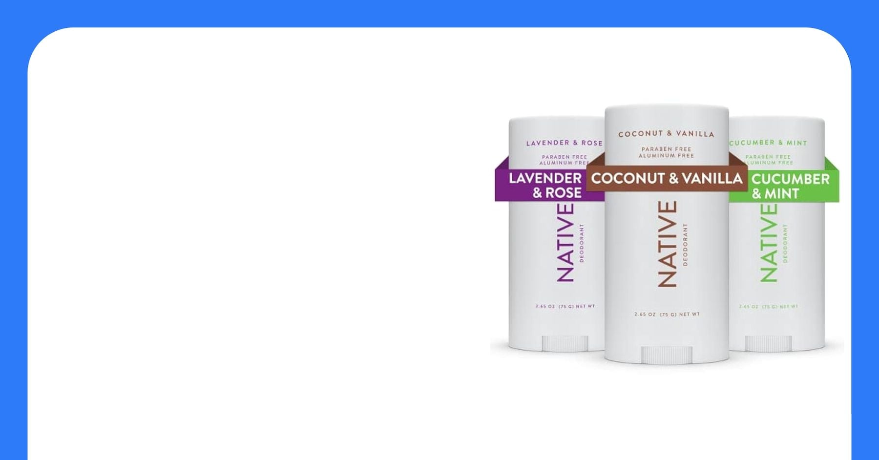 Not Native deodorant
