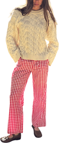 Sønderhaus Perfect Pants in Red Gingham