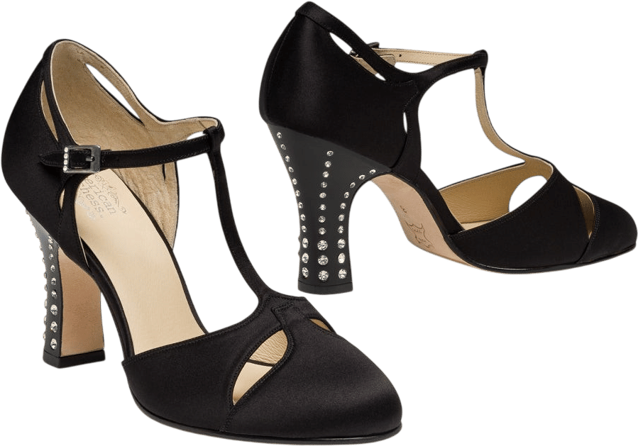 Marigold Rhinestone 1920s Pumps