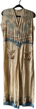 Vintage 1920s Beach Pajamas Jumpsuit