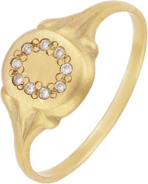 Gold Ring with Diamonds
