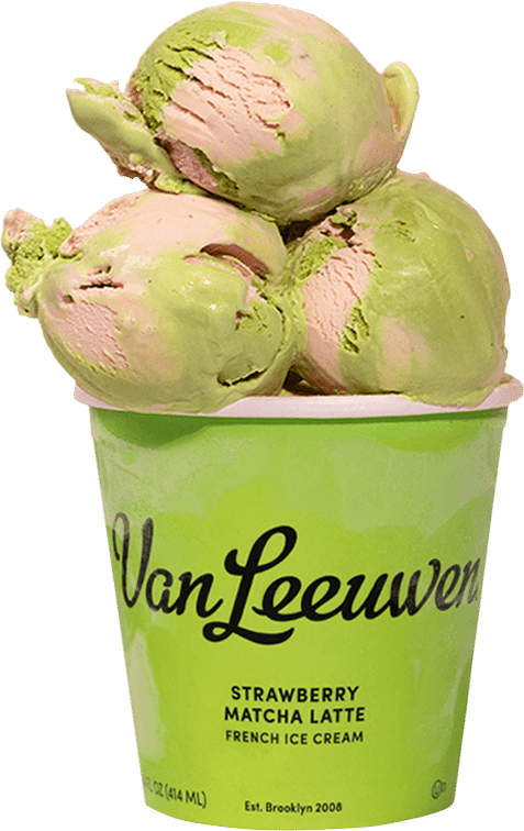 van leeuwan strawberry matcha latte