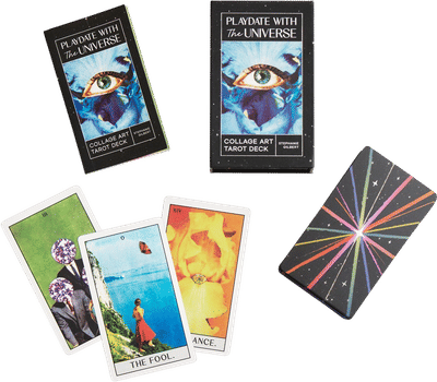 Playdate with the Universe Collage Art Tarot Deck