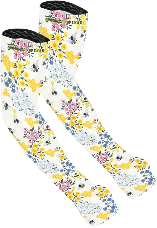 Farmers Defense Protection Sleeves - Save the Bees Cream