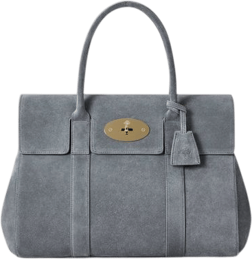 Mulberry Bayswater Foggy Grey Suede