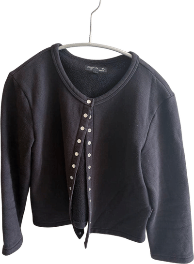 Agnès B Snap Button Cardigan