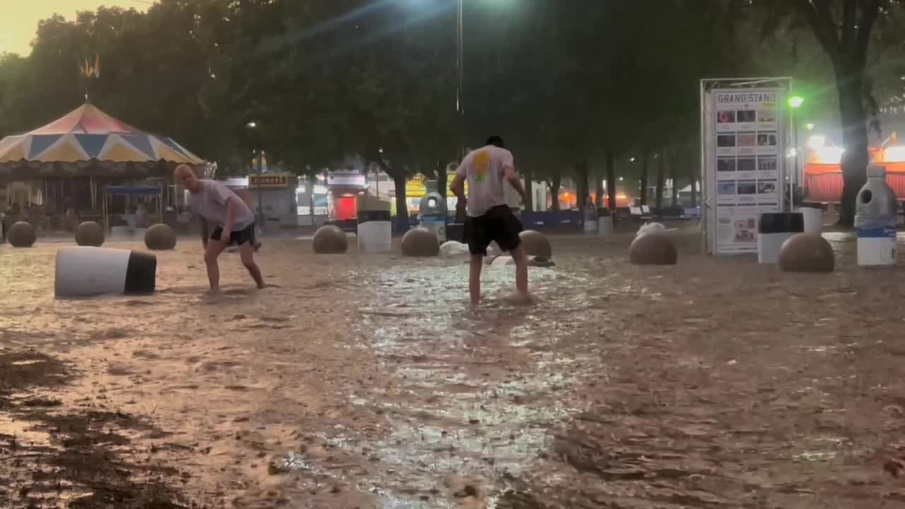 The 2022 MN State Fair flood belly flop