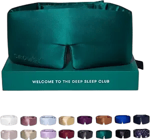 Drowsy Silk Sleep Mask (Green Sapphire)