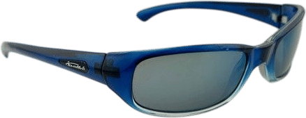 90s Bolle Crystal Blue Wrap Sunglasses