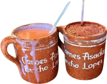 Agua Fresca from Carnes Asadas Pancho Lopez