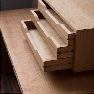 Wooden Desktop Drawer Storage Box
