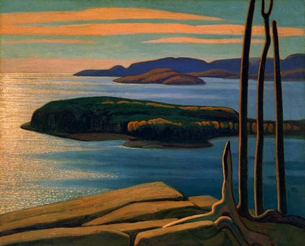 Afternoon Sun, North Shore, Lake Superior by Lawren Harris