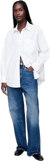 Organic Cotton Poplin Big Shirt