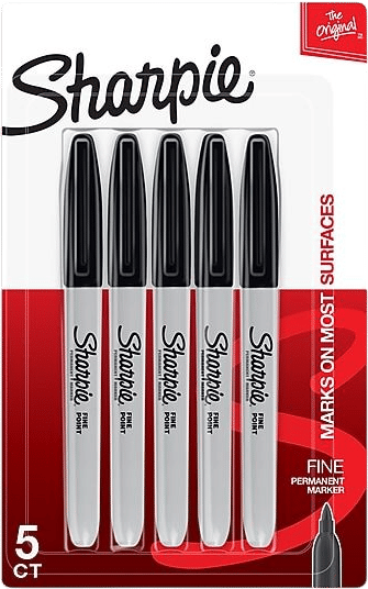 sharpie fine point (black)