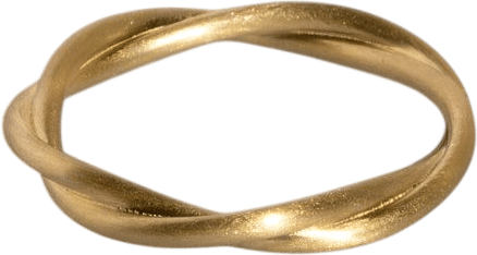 A twisted gold band from your own gold
