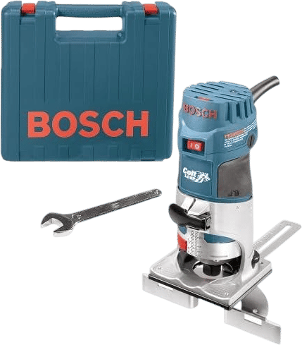 Bosch PR20EVSK Colt Palm Grip 5.6 Amp 1-Horsepower Fixed-Base Variable-Speed Router with Edge Guide