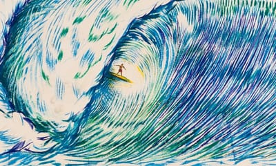 Point Break: Raymond Pettibon, Surfers and Waves