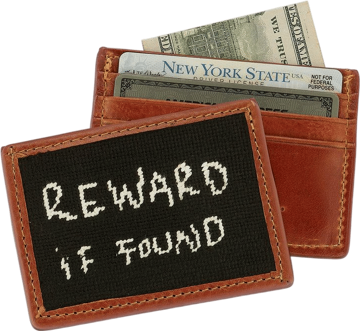 Billy Needlepoint Card Wallet