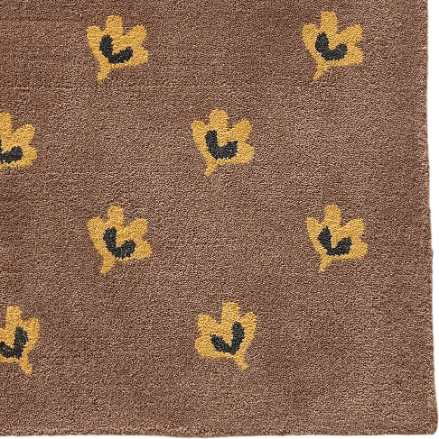 Pierce & Ward Tossed Clover Wool Rug