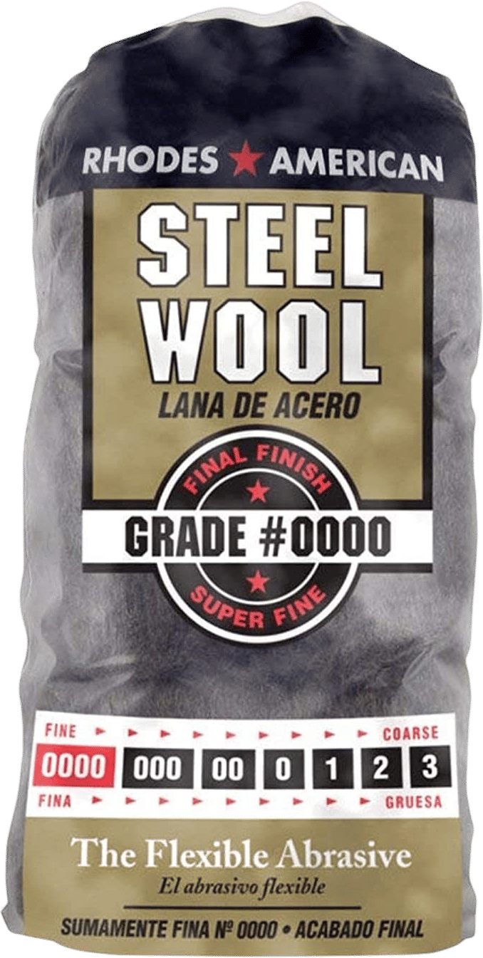 Amazon.com: Homax 10120000 Steel Wool, 12 pad, Grade #0000, Rhodes American, Final Finish : Industrial & Scientific