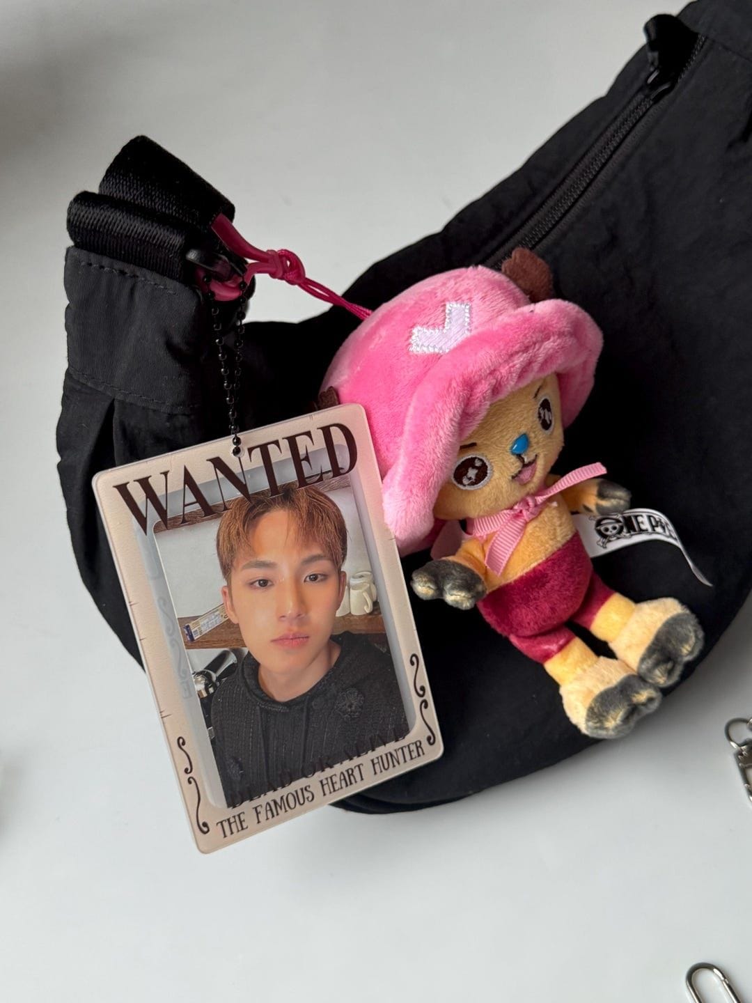 One Piece Acrylic Photocard Holder Keychain