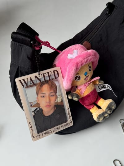 One Piece Acrylic Photocard Holder Keychain