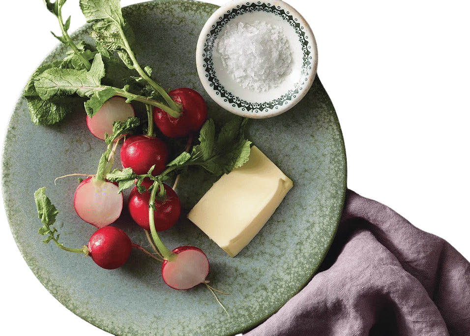 Radishes with Butter and Flaky Sea Salt Recipe