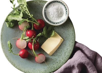 Radishes with Butter and Flaky Sea Salt Recipe