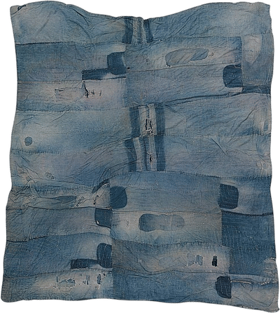 "Bars" Work-clothes Quilt by Lutisha Pettway