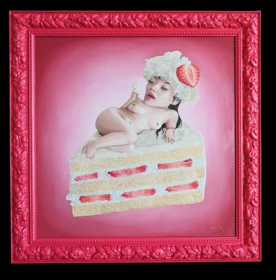 untitled (reclining on cake)