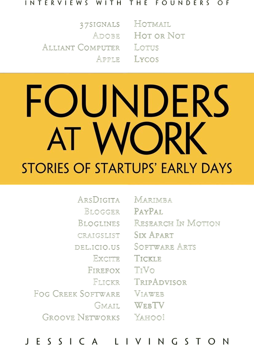 Founders at Work by Jessica Livingston