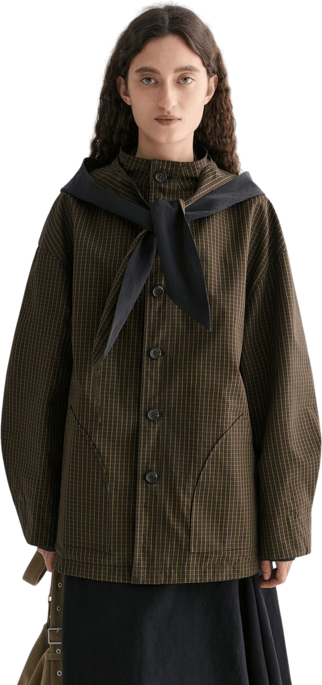 Two-Way Scarf Jacket