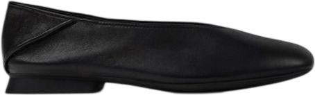 Camper Casi Myra Black Leather Ballerinas