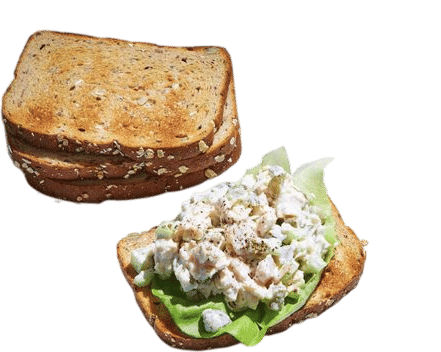 chicken salad on your preferred toasted bread!