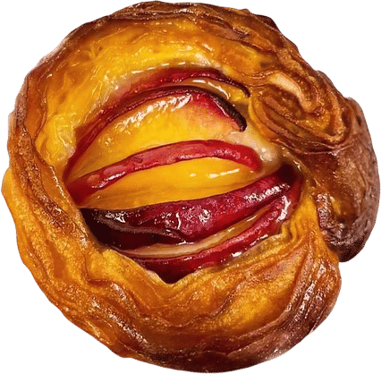 Peaches & Cream Kouign Amann